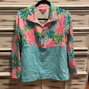 Lilly Pulitzer quarter zip jacket size S